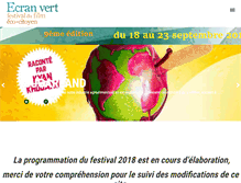 Tablet Screenshot of festivalecranvert.fr